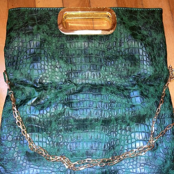 ALDO peep platform stiletto w/matching clutch - Picture 2 of 6